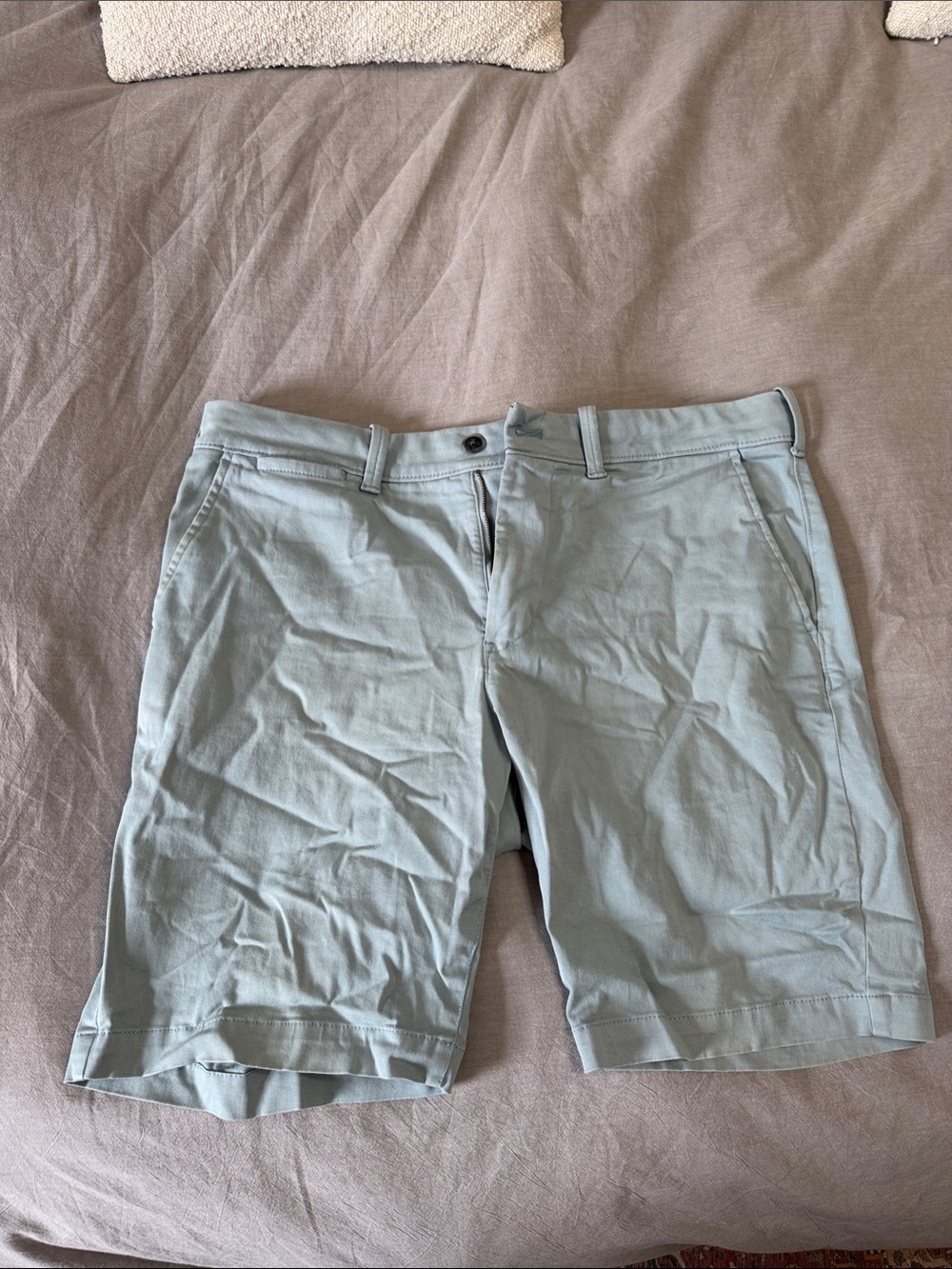Express Men's Blue Shorts - 9 Inch Inseam